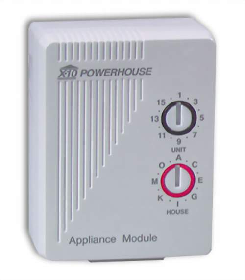 X10 Powerhouse AM486 15 Amp 2-Pin Appliance Module w/Local Control