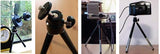 X10 ZT10A Tripod with various cameras attached