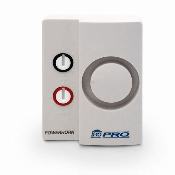 X10 PRO Security System 105 dB Remote Powerhorn Siren PSH02