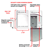 X10 Security System DS10A Door Window Sensor Pre DS12A