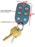 X10 Home Automation KR19A Slimfire Keychain Remote Controller